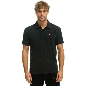 NEW!‎ Aviator Nation Men's Polo Shirts Charcoal Medium